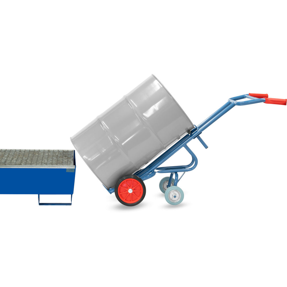 Fasskarre zum Beschicken von Auffangwannen von MEILLER