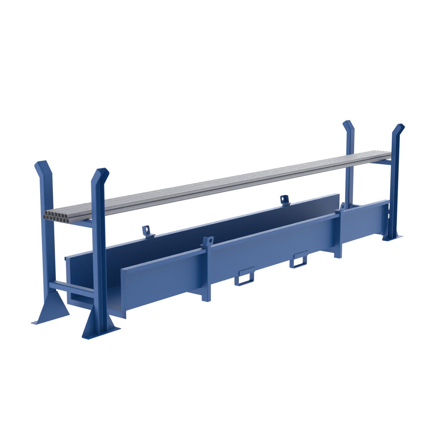 1703 Aufnahmebock (Paar) für Langgutkassetten