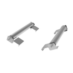 Rollbare Fassauflage (Paar), verzinkt