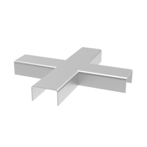 Auffangwanne aus Stahl für 2 x 200 l Fässer, mit Gitterrost, unterfahrbar, verzinkt, 1300x800x380mm Auffangwannen aus Stahl Produktbild Kreuzverbinder für Bodenauffangwannen und Flächenschutzelemente aus Stahl