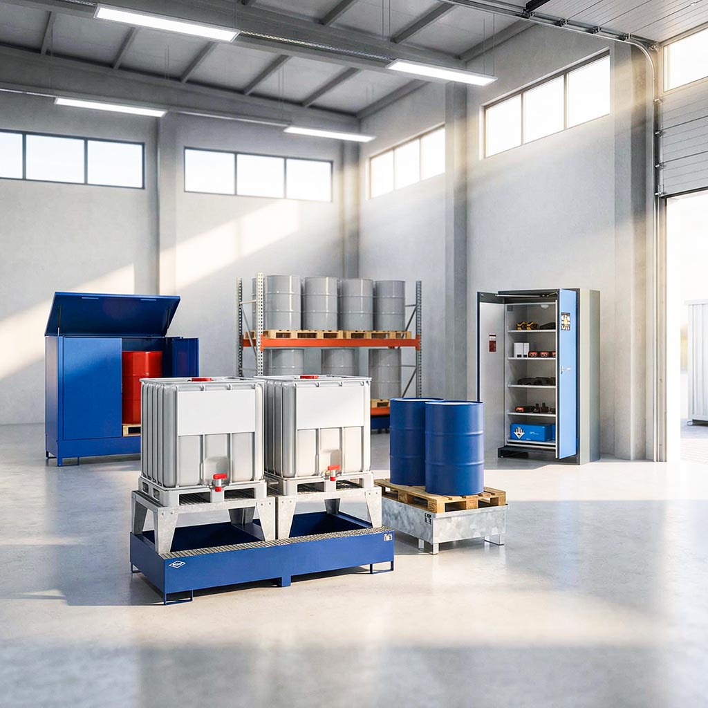 Gefahrstoff-Lagertechnik von MEILLER