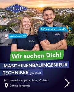 Stellenanzeige Techniker Umwelt-Lagertechnik 