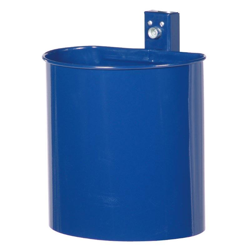 Abfallbehälter, Volumen 20 l, ungelocht, zur Wand- oder Pfostenmontage