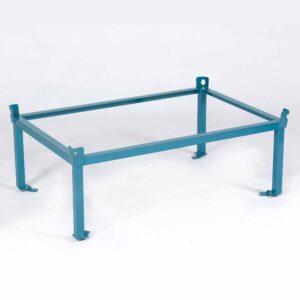 Aufsatzrahmen für Palettenfahrgestelle aus Stahl, 1200 x 800 mm, für Euro-Paletten