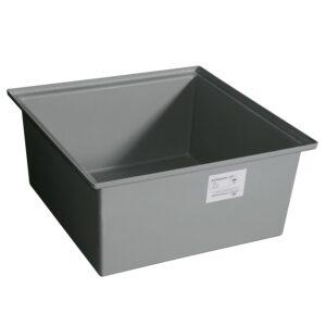 Auffangwanne aus GFK für 1 x 200 l Fässer, Volumen 220 l, ohne Stellebene, ohne Füße, ohne Zulassung