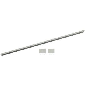 Abdeckschiene kurz für Auffangwannen aus GFK, stirnseitiges Verbindungselement