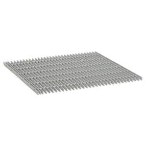 GFK-Gitterrost mit Stützfuß für Auffangwanne aus GFK für 4 x 200 l Fässer