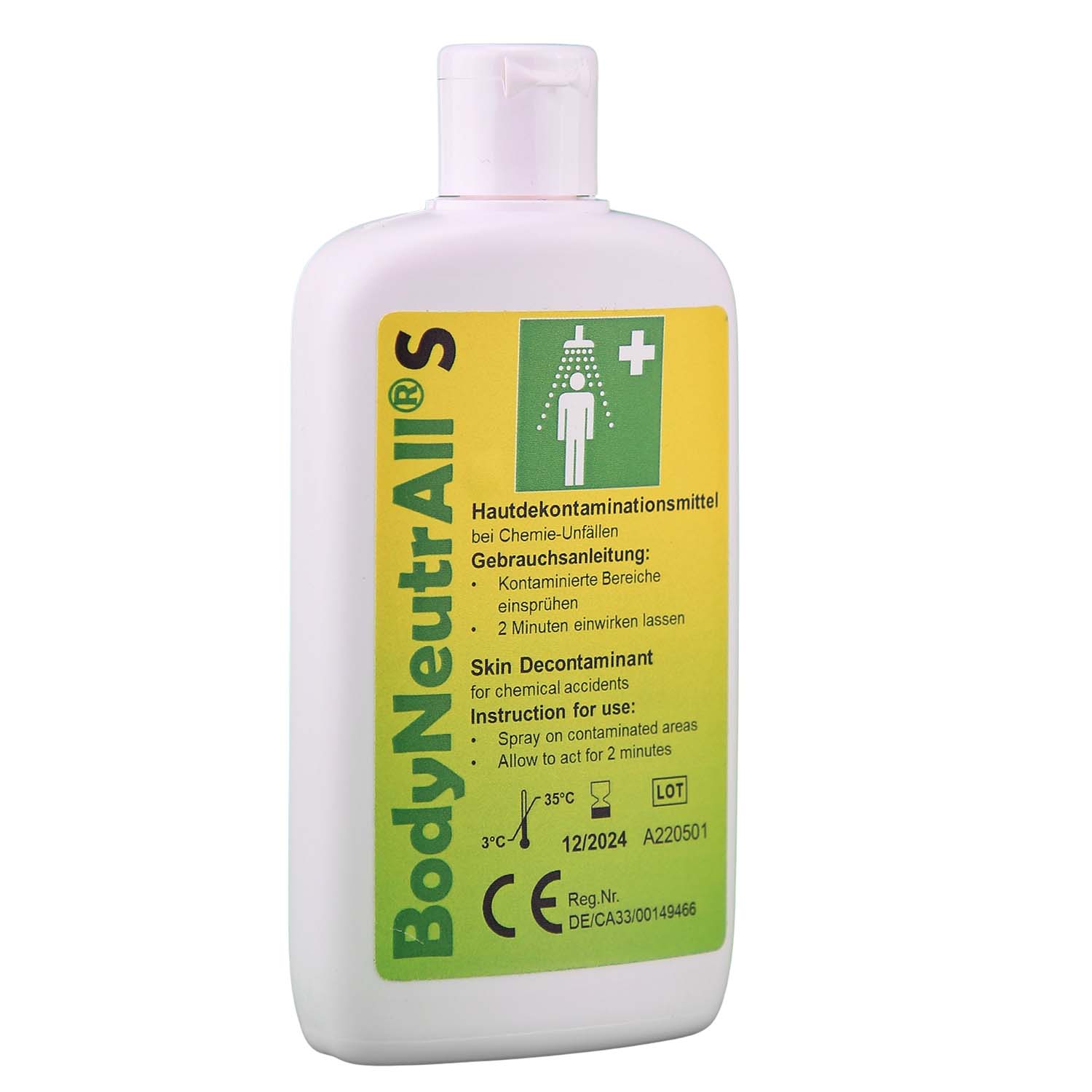 Notfalllösung BodyNeutrAll®-S für die schnelle Notfall-Dekontamination, 100 ml, VE=3