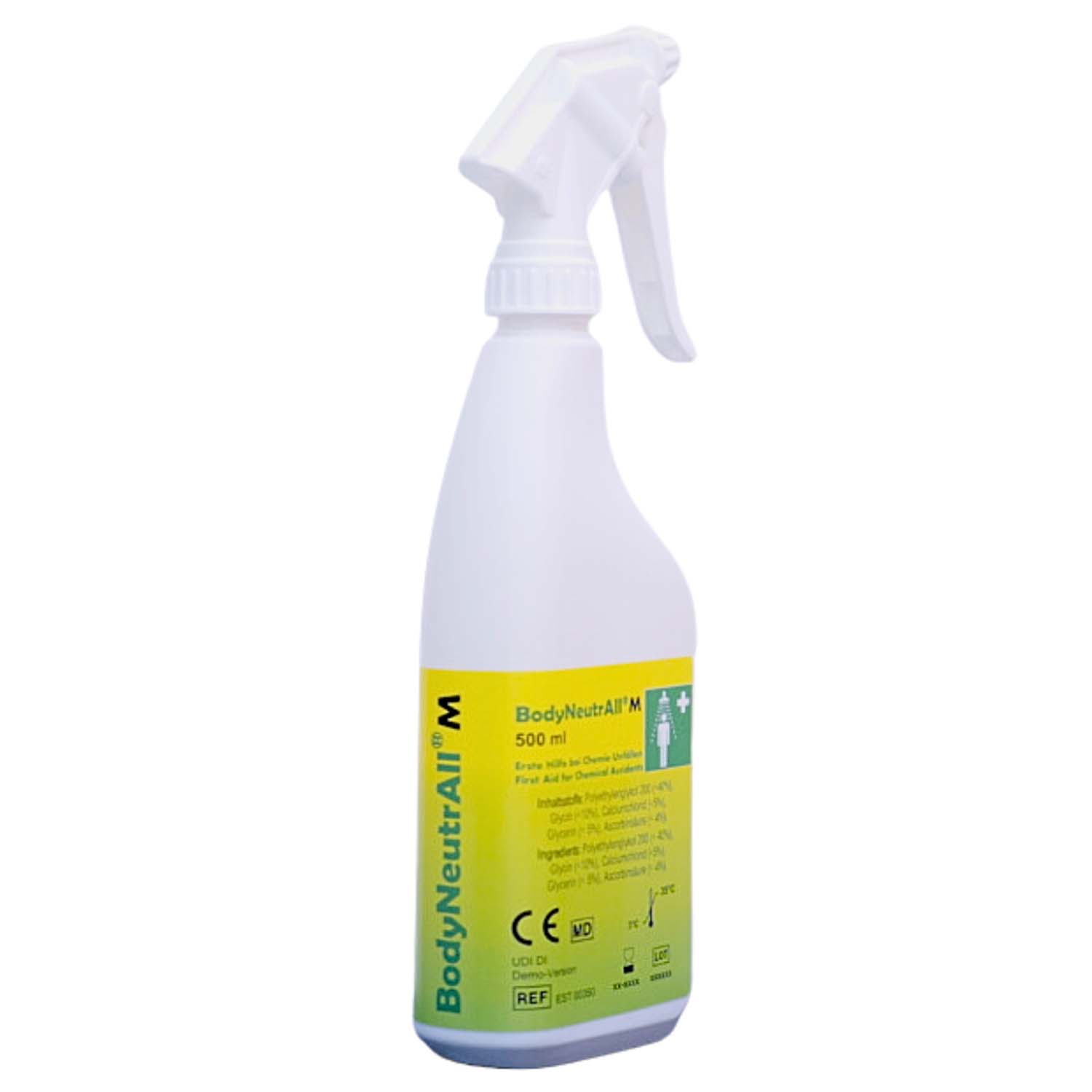Notfalllösung BodyNeutrAll®-M für die schnelle Notfall-Dekontamination, 500 ml, VE=1