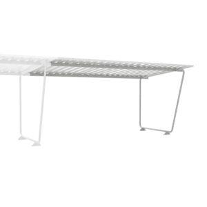 Fahrradüberdachung D 571 aus Stahl, verzinkt, Dacheinkleidung aus Trapezblech, verzinkt, zum Aufdübeln, B 5.010mm, Anbaueinheit