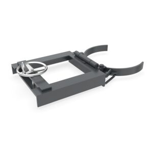 Fassgreifer für 200 l Stahlfässer zum Stapleranbau GREY EDITION