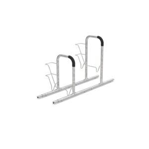 Erweiterungsmodul für Fahrradanlehnbügel 6000, einseitig, 2 Radstände