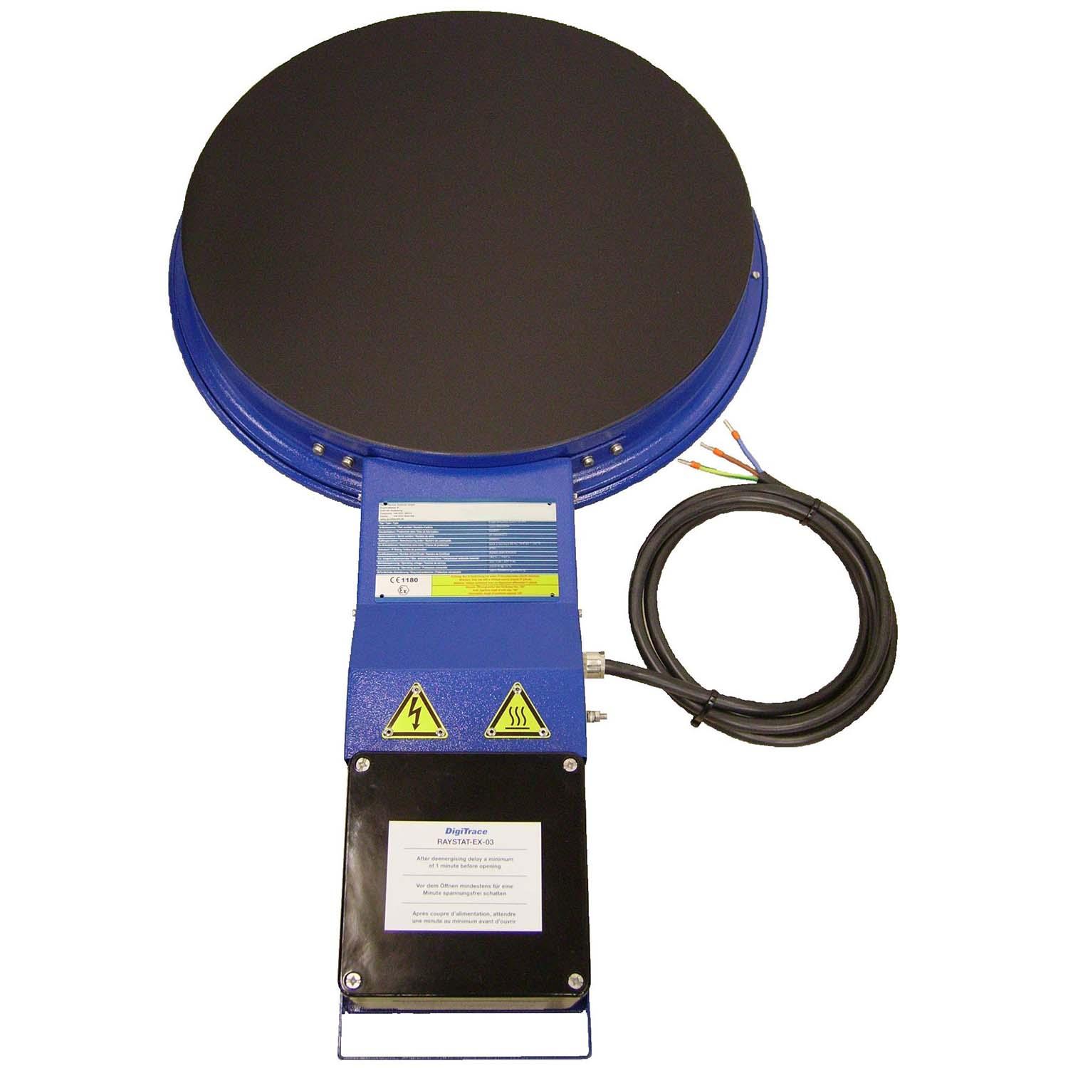 Fassbodenheizung ATEX für 200 l Fässer, 120 °C, 1100 W, T2