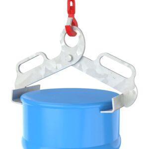 Fassklammer aus Stahl, verzinkt, für geschlossene 60 l Rollreifen- und Sickenfässer