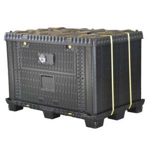 Transportbehälter Flex-Box 1580 Basic aus Kunststoff für Lithium-Ionen-Batterien, VG II, faltbar