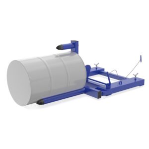 Schwerlast-Fass-Kipptraverse für 200 l Fässer mit hohem Gewicht, Traglast 1,2 t Fass-Kipptraversen Produktbild Fassgreifer FRB zum Einlagern von 200 l Fässern in Fassregale, Stapleranbaugerät