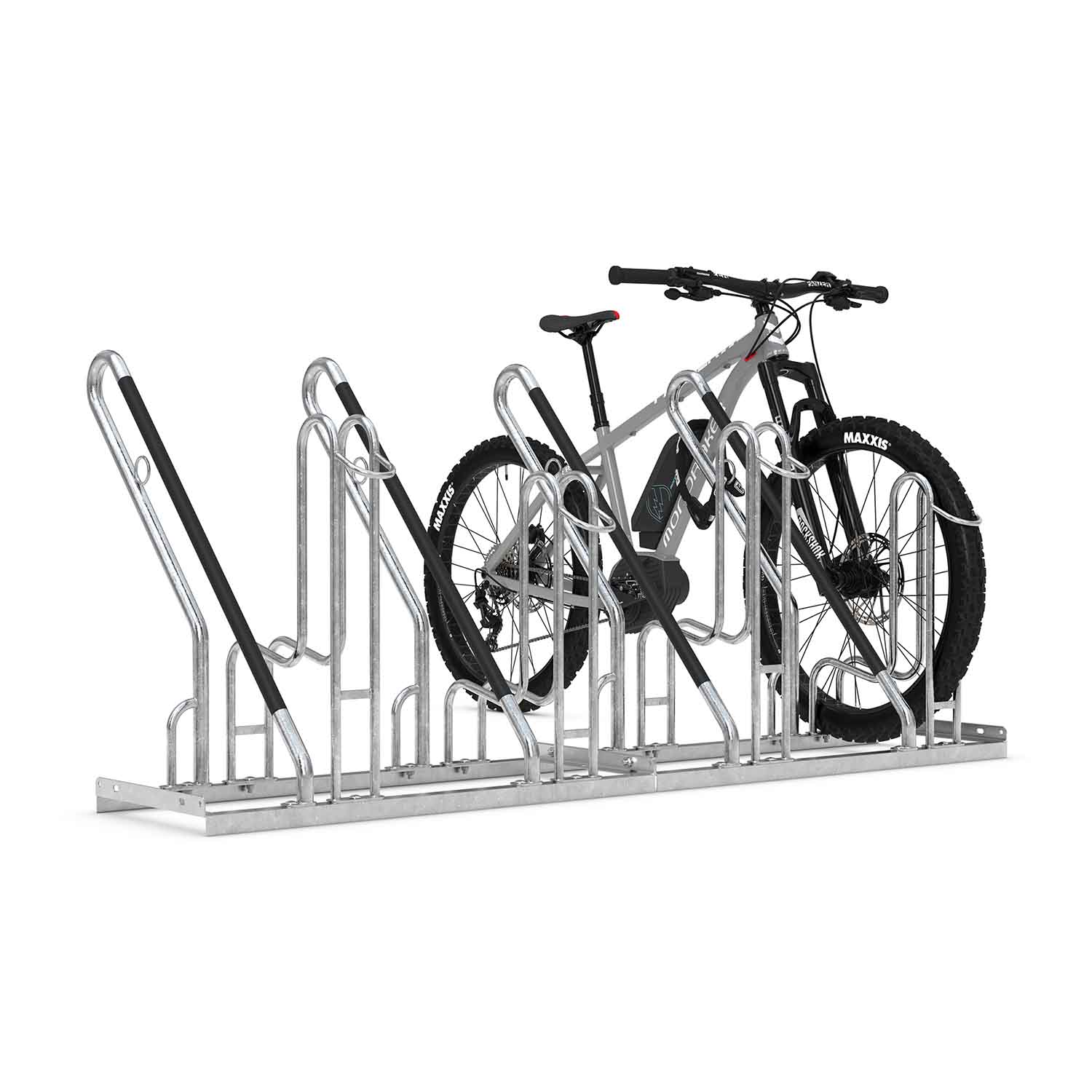 Fahrrad-Anlehnparker 4700 XBF, doppelseitig Fahrradständer für E-Bikes Produktbild Fahrradparker Fahrrad-Anlehnparker 4700 XBF