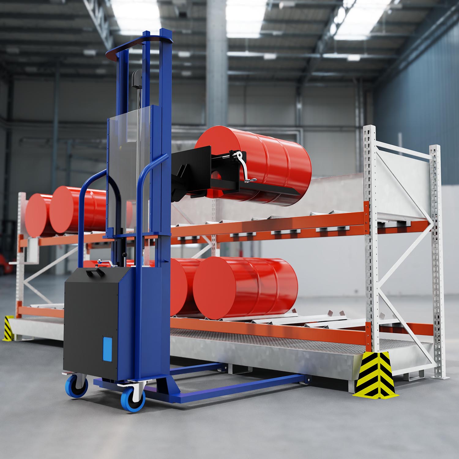 Fassheber Hochhubwagen für Regalbeschickung