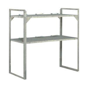 Fassregal für 6 x 60 l Fässer für Gefahrstoffdepot aus Polyethylen (PE) 220 l