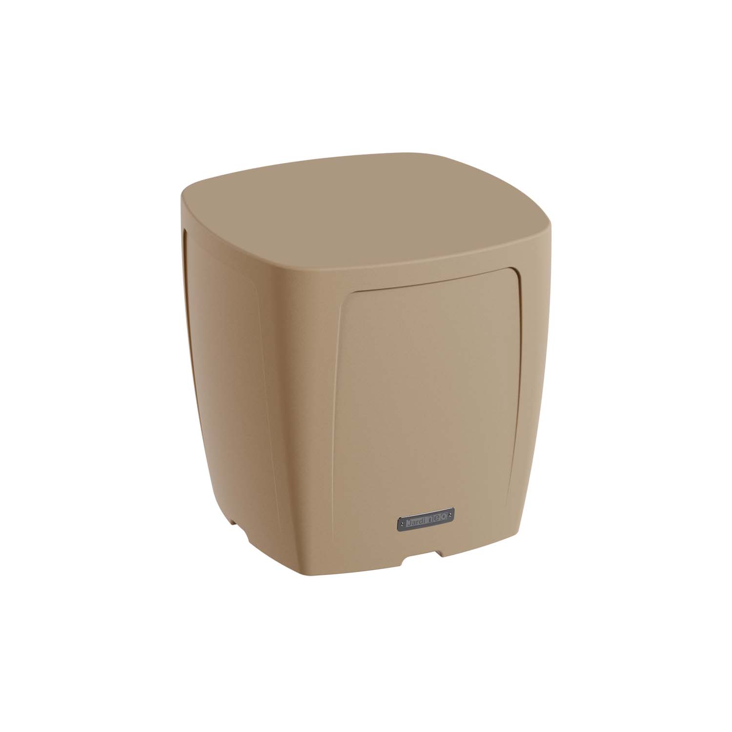 Outdoorhocker aus PE-HD, Einsitzer, ohne Armlehnen, 500x500x450mm