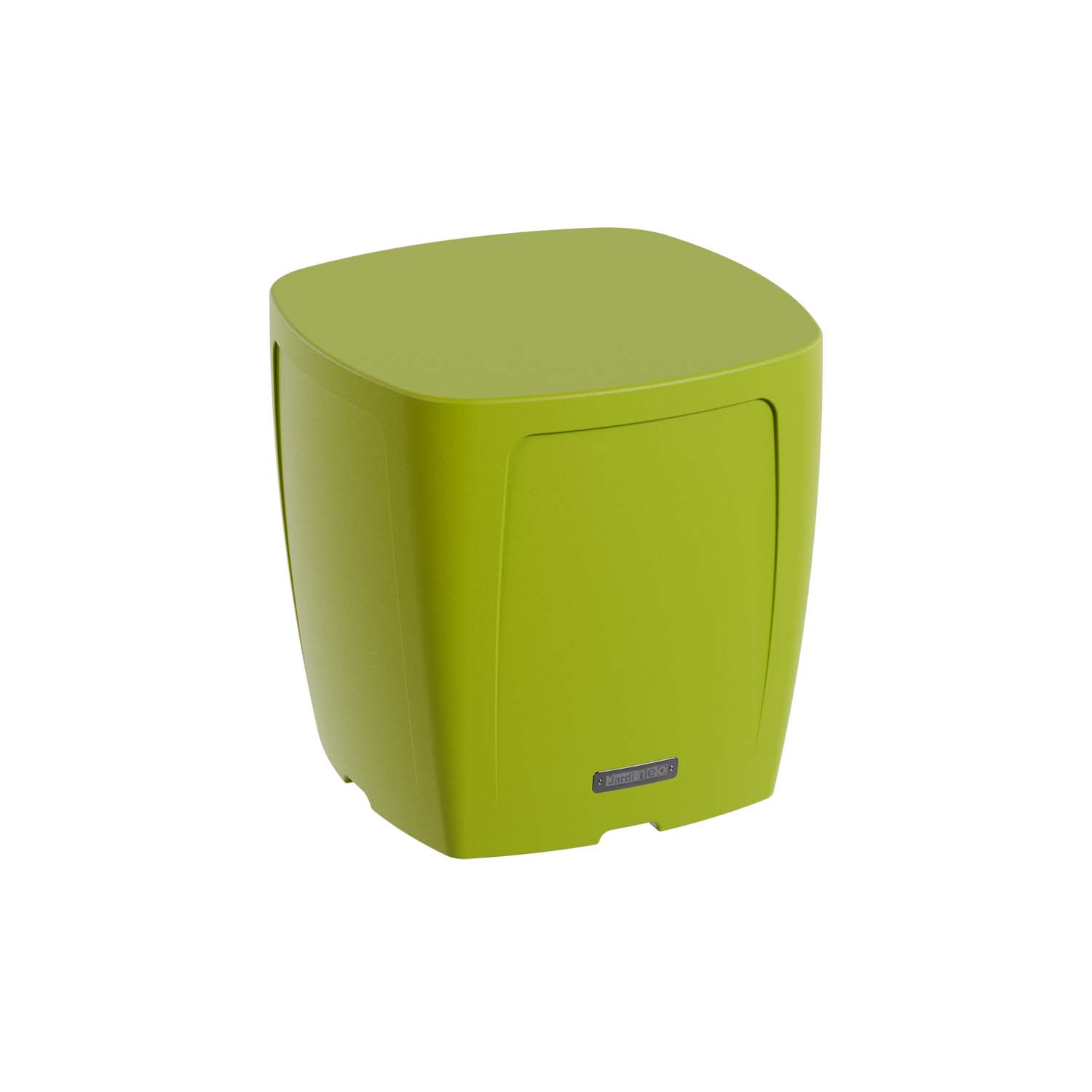 Outdoorhocker aus PE-HD, Einsitzer, ohne Armlehnen, 500x500x450mm