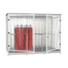 Gasflaschenschrank für 48 Gasflaschen Ø 220 mm, Außenaufstellung
