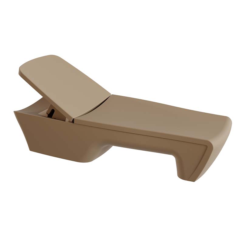 Sonnenliege aus PE-HD mit verstellbarer Rückenlehne, 1795x684x952mm