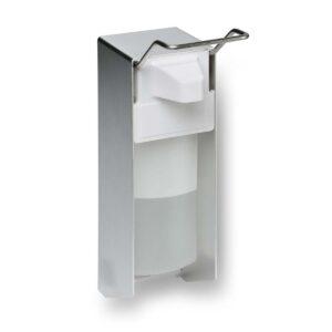 Handdesinfektionsmittelspender aus Aluminium, hygienisch, für 500 ml Euroflaschen