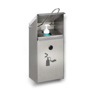 Handdesinfektionsmittelspender aus Edelstahl, hygienisch, für 500/1000 ml Euroflaschen