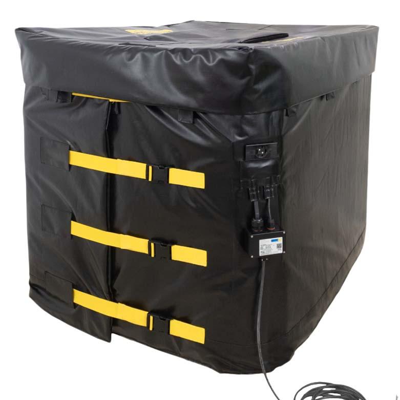 IBC-Heizung ATEX Typ LB für 1000 l IBCs, 65 °C, Plug-and-Play (keine ext. Steuerung notwendig)