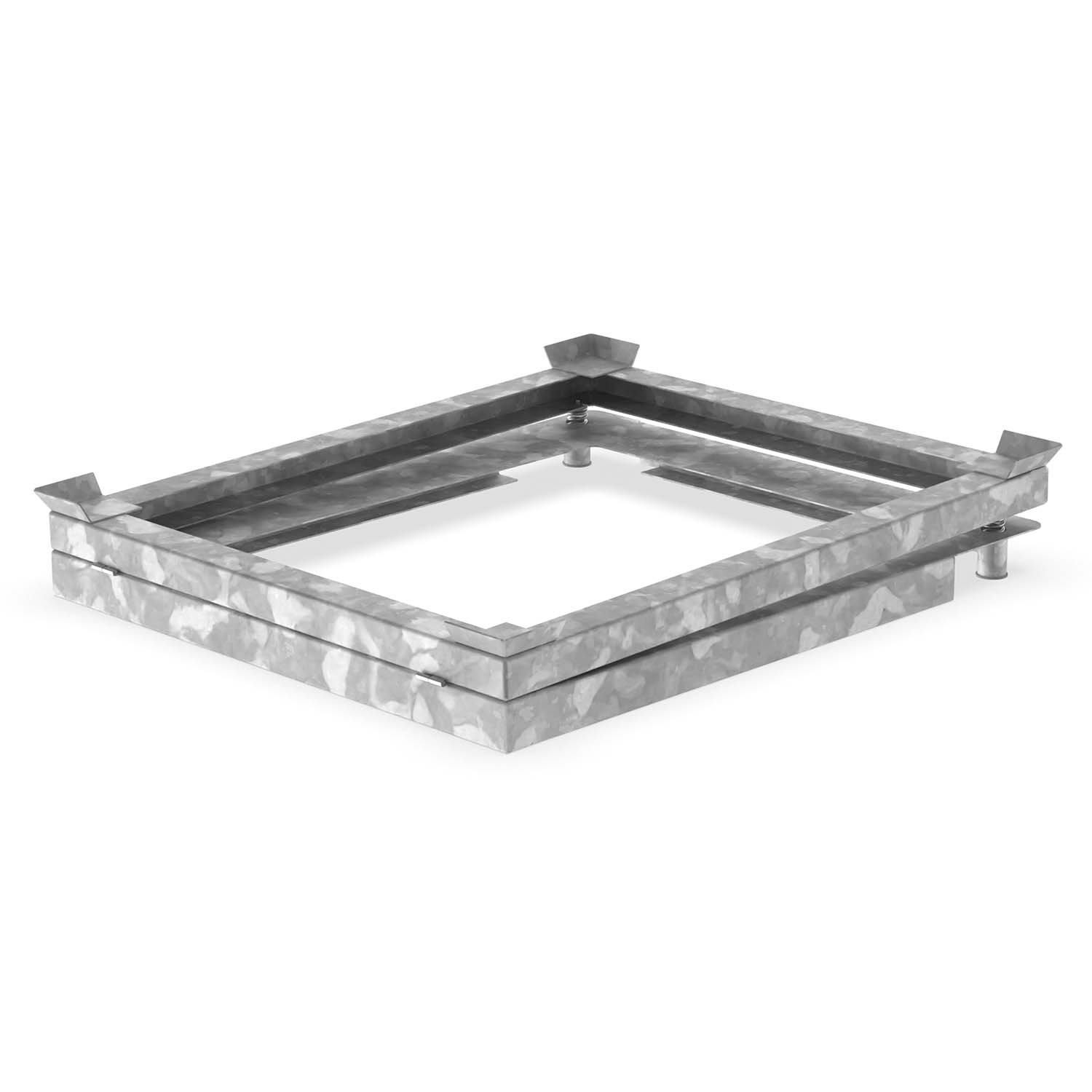 IBC-Restentleerer aus Stahl, verzinkt, zur Entleerung von 1000 l IBC-Containern