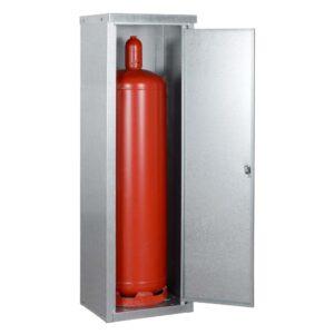 Kleingasflaschenschrank zur Außenlagerung von 1 x 33 kg Propangasflasche, 460x400x1435mm