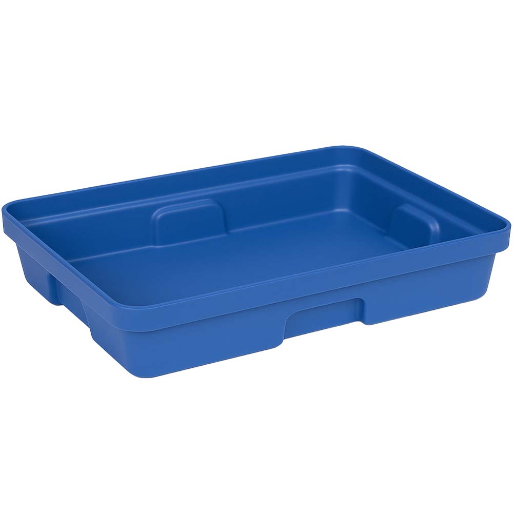 Kleingebindewanne aus Kunststoff (PE-HD) für Kleingebinde, Auffangvolumen 30 l, ohne Stellebene