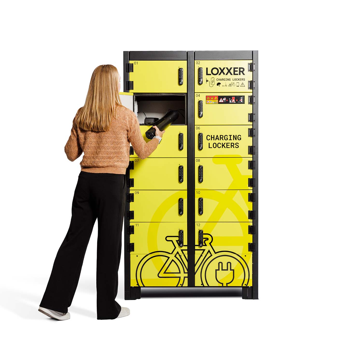 Lithium-Akku-Ladeschrank LOXXER12, optionale Aerosol-Löscheinheit, 1042x765x1938mm