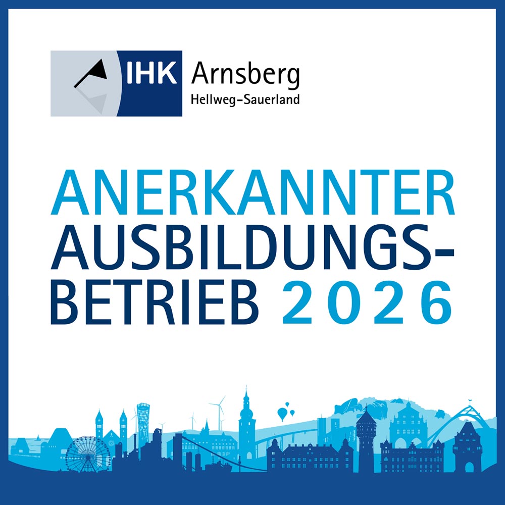MEILLER ist anerkannter Ausbildungsbetrieb der IHK Arnsberg