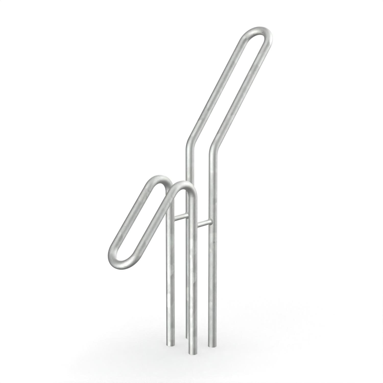 Fahrrad-Einzelparker, zum Einbetonieren