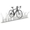 P 575 Fahrrad-Reihenständer tief, doppelseitig, gerade P 572 - P 576 Fahrrad-Reihenparker Produktbild P 575 Fahrrad-Reihenständer tief, doppelseitig, gerade