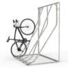 Schräghochparker, einseitig Fahrradständer für E-Bikes Produktbild Schräghochparker Kufenparker, einseitig