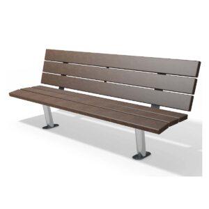 Seniorenbank SAPO aus Recycling-Kunststoff, Breite 2000 mm, 4-Sitzer