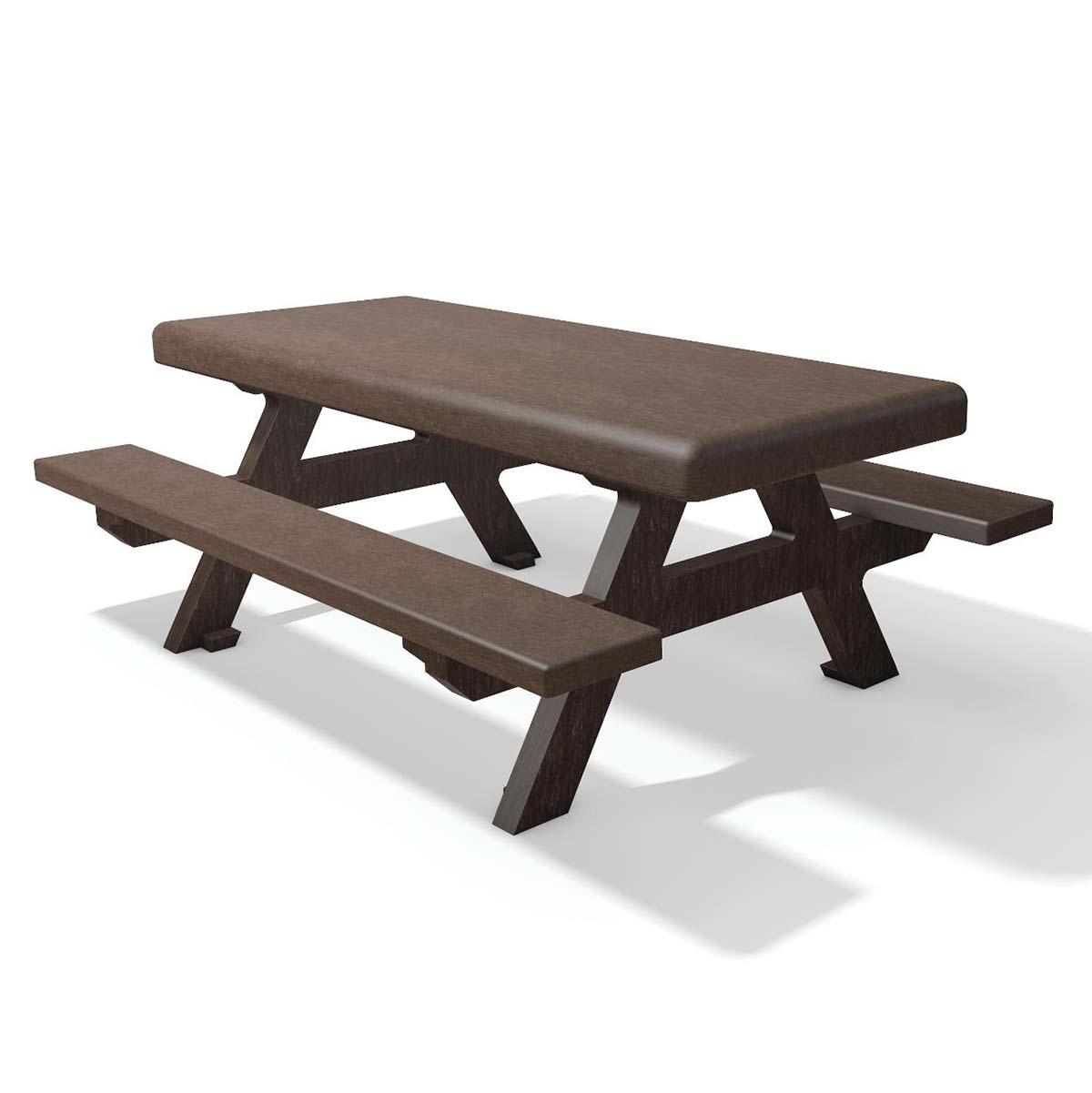 Sitzgruppe FORIO für Kinder aus Recycling-Kunststoff, 6-Sitzer