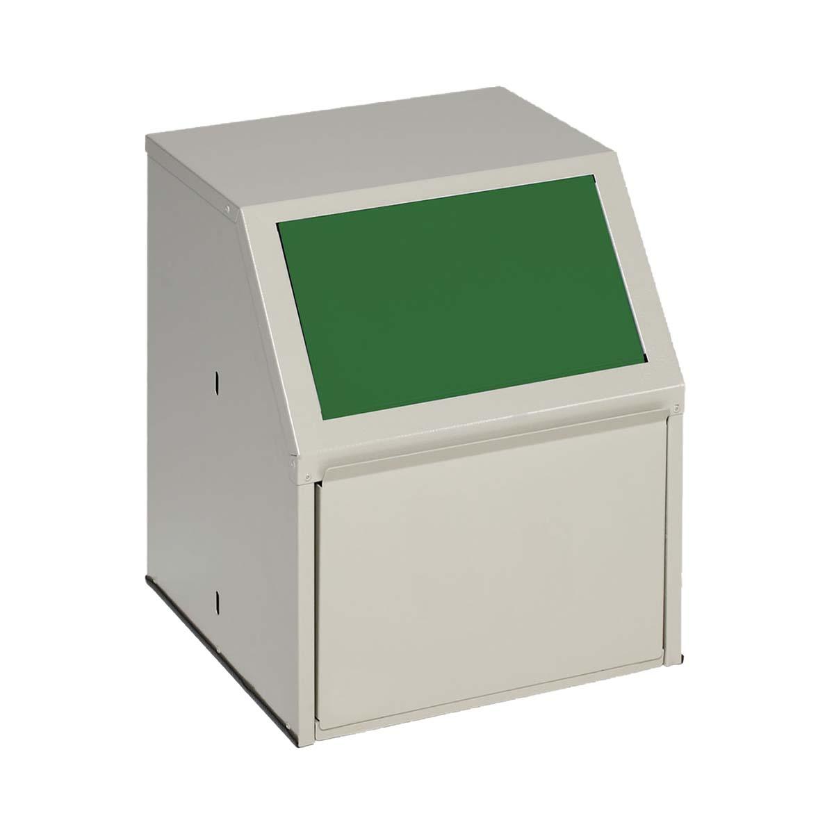 Wertstoffsammelbehälter aus Stahl, Volumen 23 l, GS-geprüft